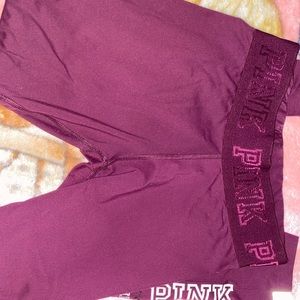 Pink Maroon Leggings